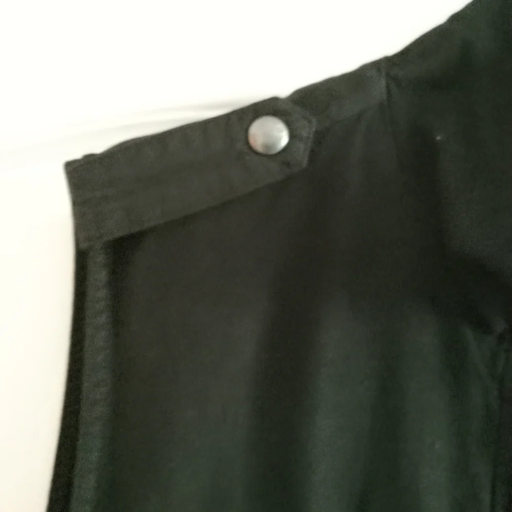 Lucky Brand Zip Snap Drawstring Cargo Pocket Vest Sz XL - Picture 4 of 5